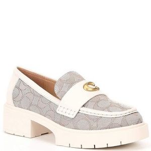 Coach Leah jacquard loafer